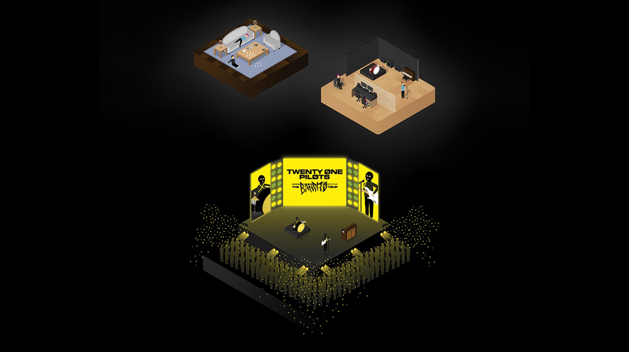 This is an image of the final isometric illustration